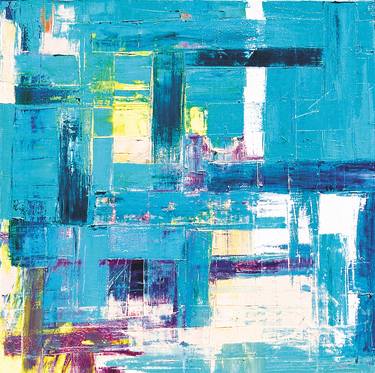 Original Abstract Paintings by Wanda Jeanne Kavanagh - Abstract Painter