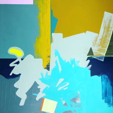 Saatchi Art Artist Sophie Gradden; Painting, “No.042 Wanky Recipes: Processed Cheese Slice, Straight Banna & A nob of Butter on a bed of Sea Greens.” #art