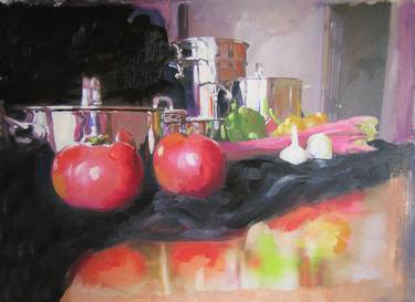 Print of Impressionism Food & Drink Paintings by Professor Emeritus Peter Bagnolo