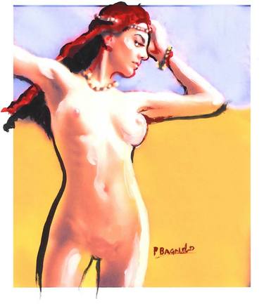 Print of Impressionism Erotic Paintings by Professor Emeritus Peter Bagnolo
