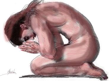 Original Nude Drawings by Professor Emeritus Peter Bagnolo