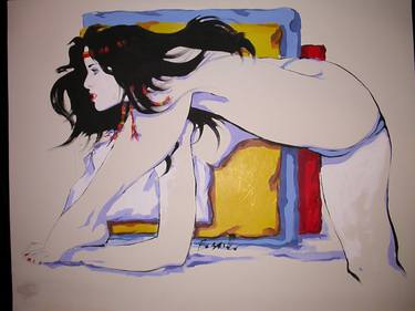 Print of Pop Art Erotic Paintings by Professor Emeritus Peter Bagnolo