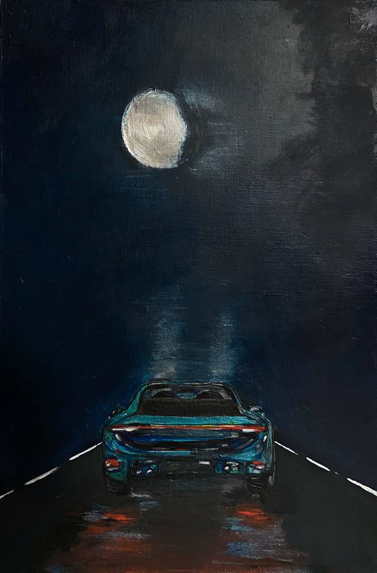 Moonlight Painting By Sharova Ksen Saatchi Art