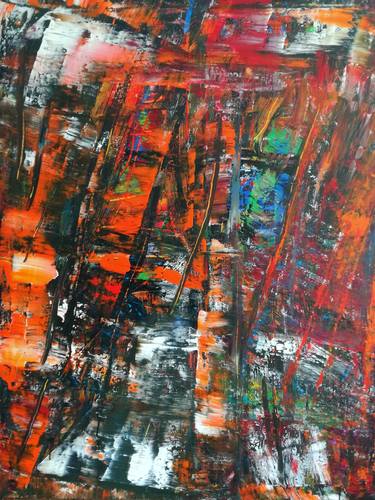 Original Abstract Expressionism Abstract Paintings by Philip Kratz