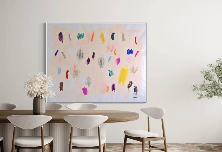 Original Abstract Painting by Jen Ramos