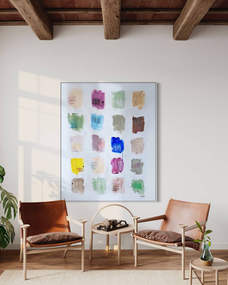 Original Minimalism Abstract Painting by Jen Ramos