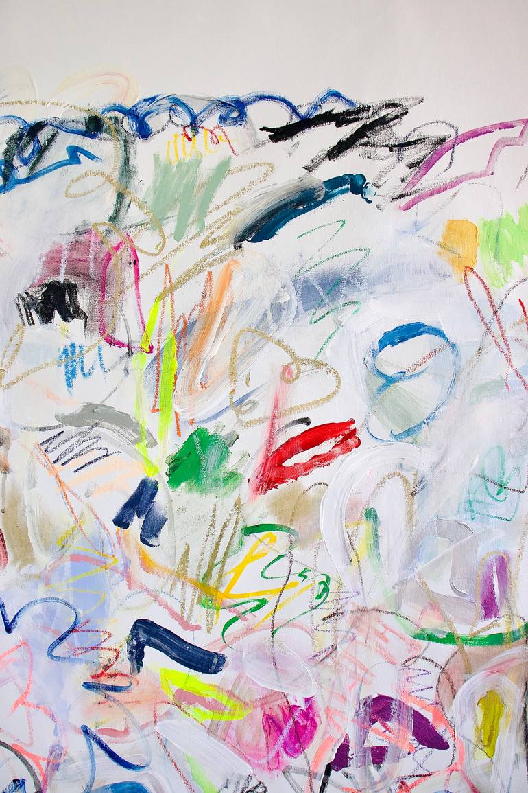 Original Modernism Abstract Painting by Jen Ramos