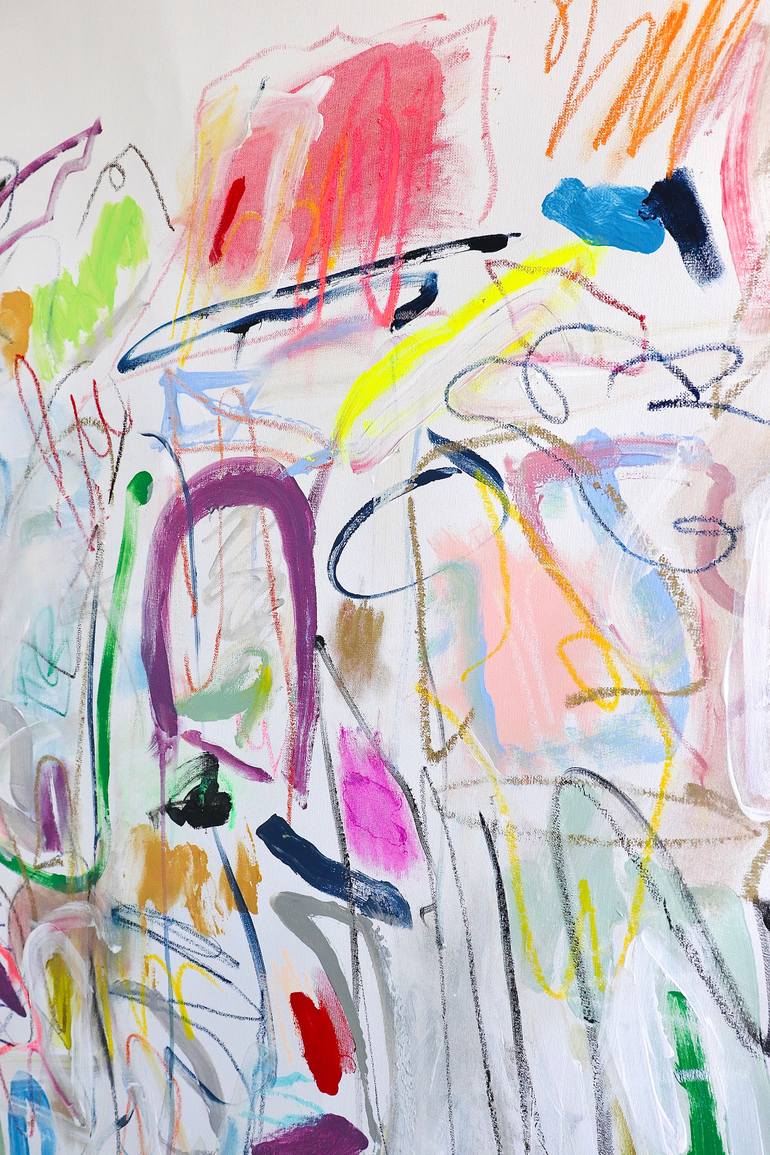 Original Modernism Abstract Painting by Jen Ramos