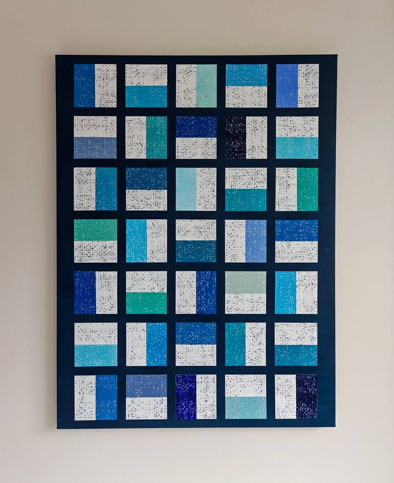 Original Abstract Expressionism Abstract Painting by Tanmay Parashar