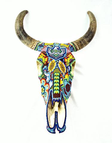 Traditional Huichol Bull Head thumb