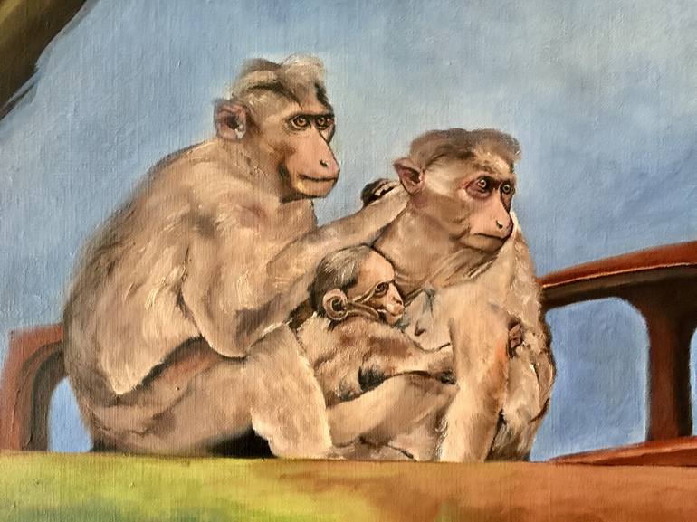 Original Realism Animal Painting by Kashyap Patel