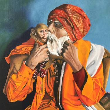 Print of Fine Art Portrait Paintings by Kashyap Patel