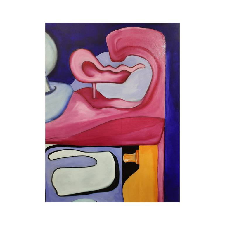 Original Art Deco Abstract Painting by Kashyap Patel