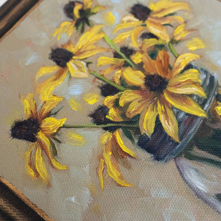 Original Floral Painting by Eva Chen
