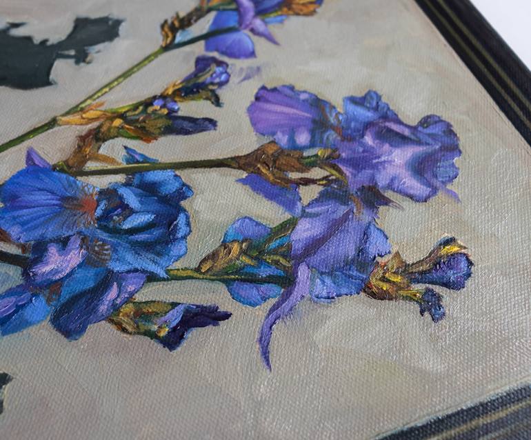 Original Floral Painting by Eva Chen