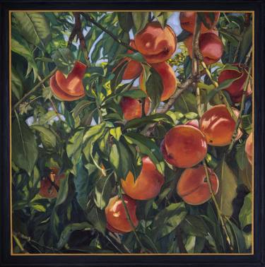 Original Realism Garden Paintings by Eva Chen