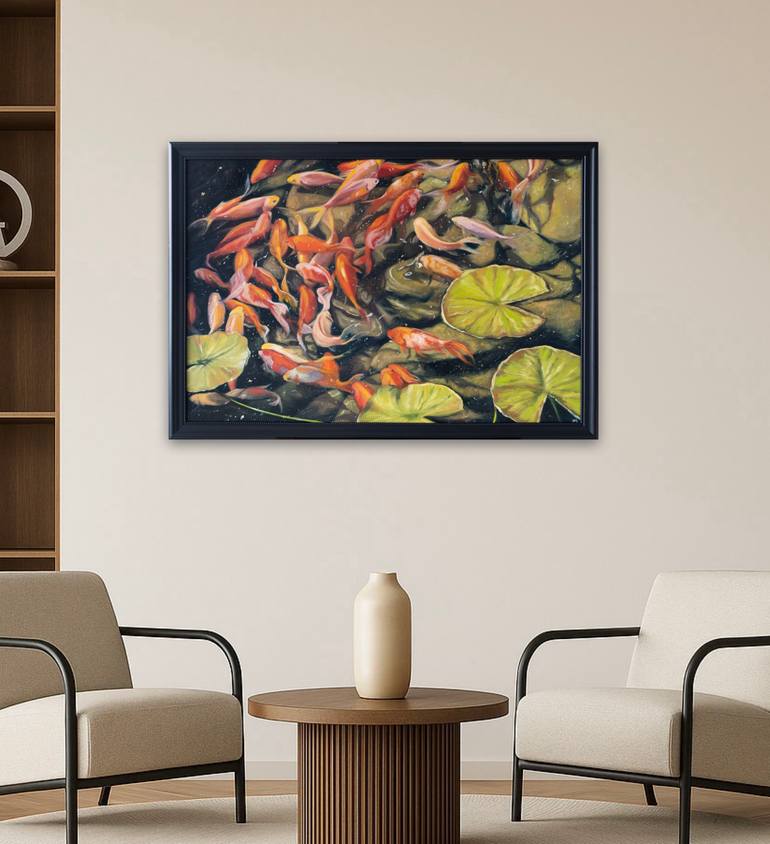 Original Realism Animal Painting by Eva Chen