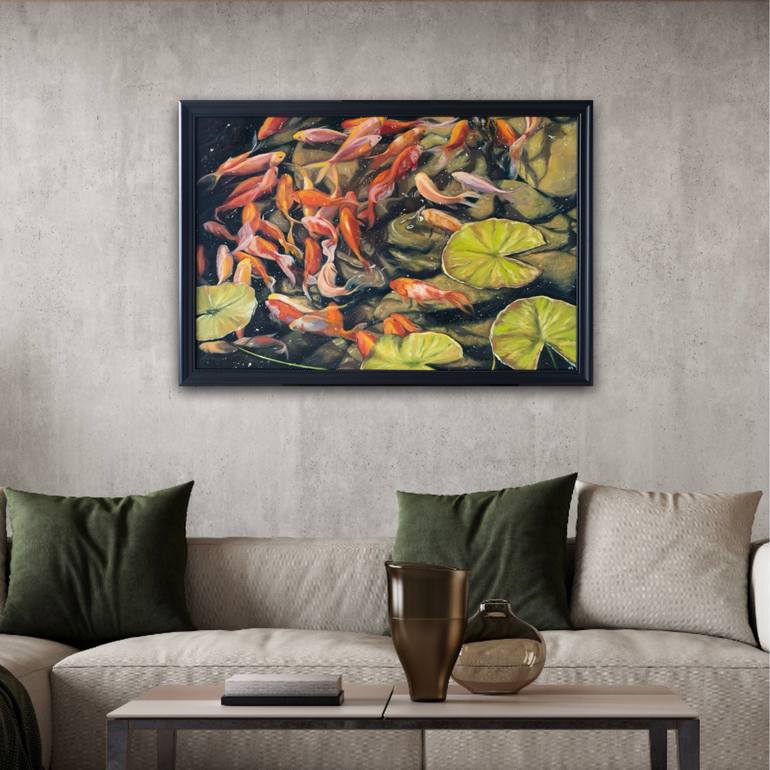 Original Realism Animal Painting by Eva Chen