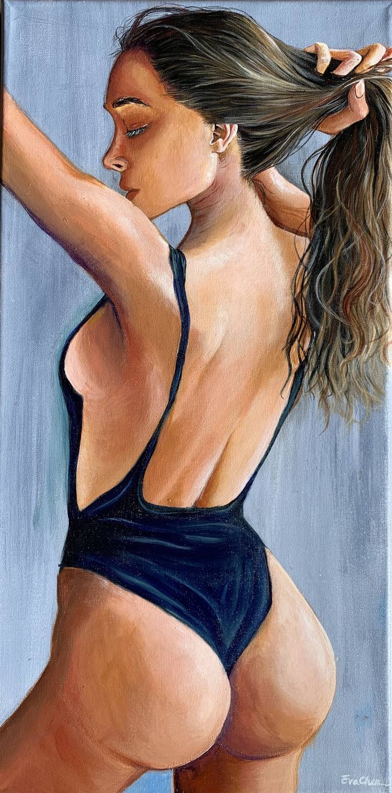 Original Nude Painting by Eva Chen