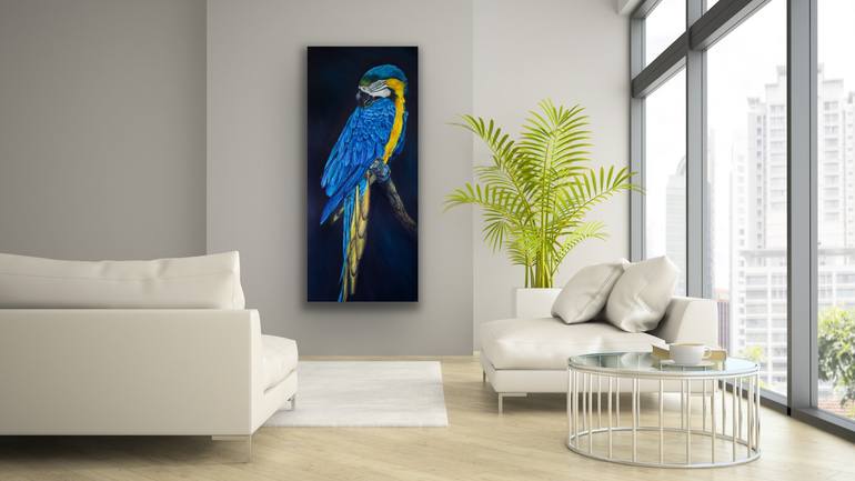 Original Fine Art Animal Painting by Eva Chen