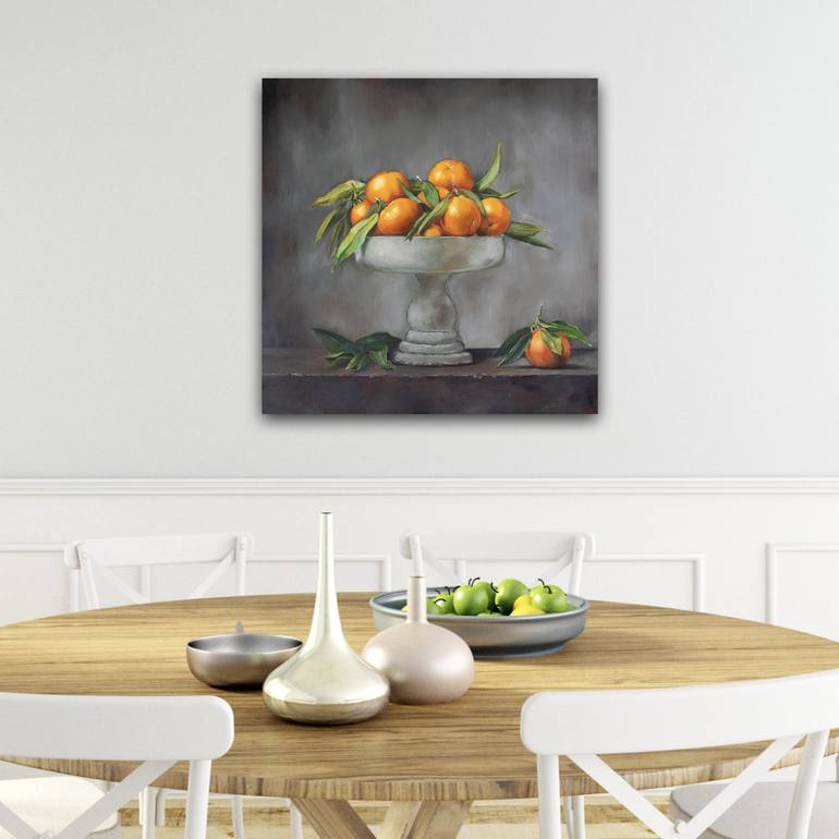 Original Fine Art Food Painting by Eva Chen