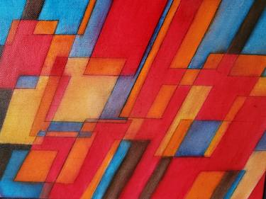 Original Geometric Painting by Ryan Polney