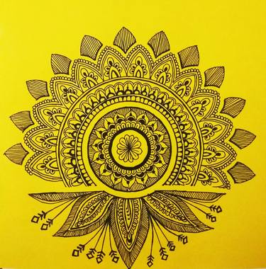 Print of Patterns Drawings by Bhavani B