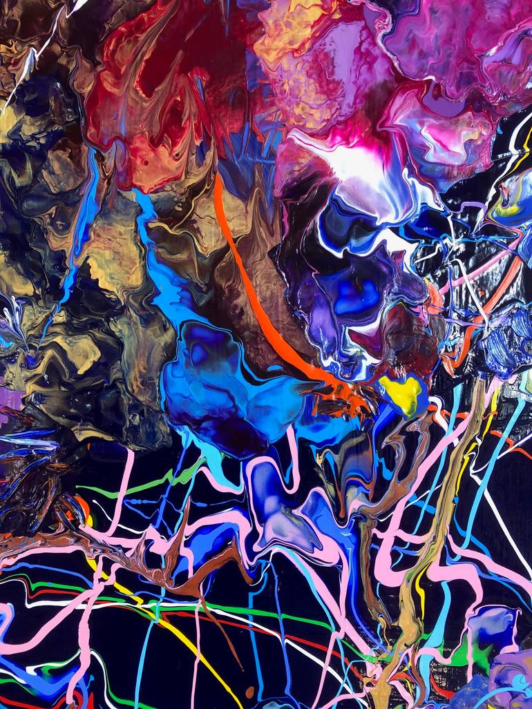 Original Contemporary Abstract Painting by Clare Avery