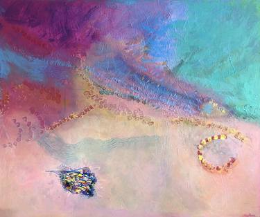 Original Abstract Beach Paintings by Clare Avery