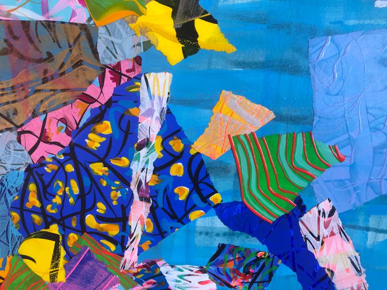 Original Abstract Expressionism Abstract Painting by Clare Avery