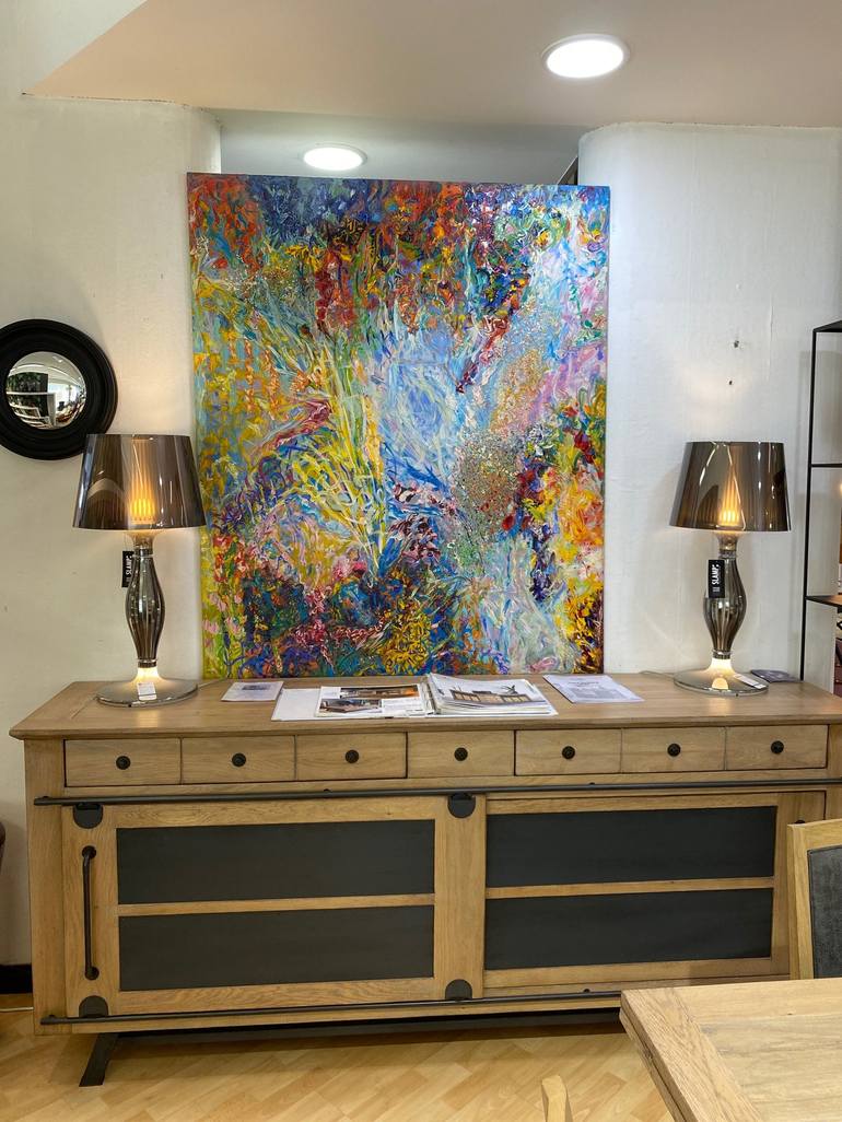 Original Abstract Painting by Clare Avery