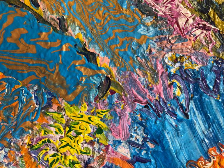 Original Abstract Painting by Clare Avery