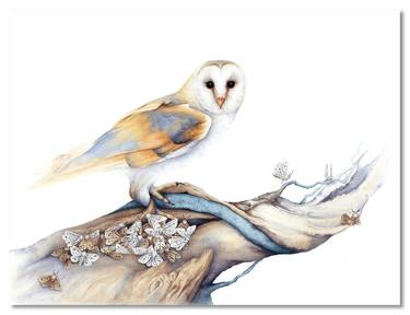 Original Animal Painting by Ewa Hapek