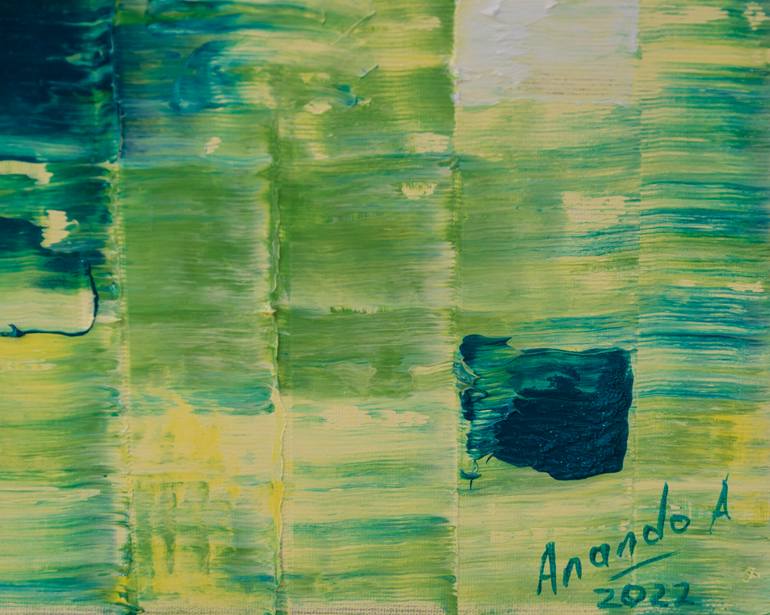 Original Abstract Expressionism Abstract Painting by Anando Arnold
