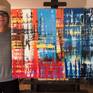 artist with painting