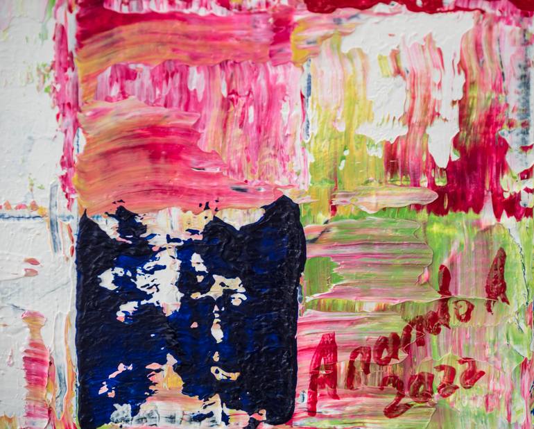 Original Abstract Expressionism Abstract Painting by Anando Arnold