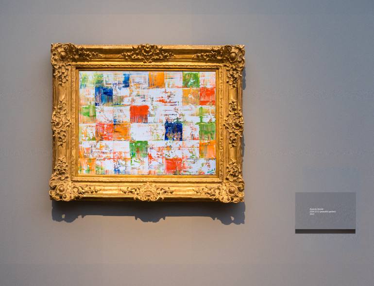 Original Abstract Expressionism Abstract Painting by Anando Arnold