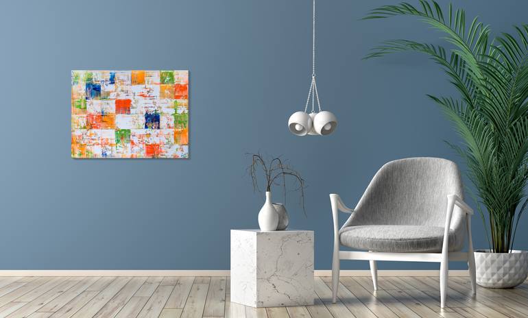 Original Abstract Expressionism Abstract Painting by Anando Arnold