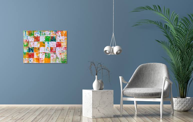Original Abstract Expressionism Abstract Painting by Anando Arnold