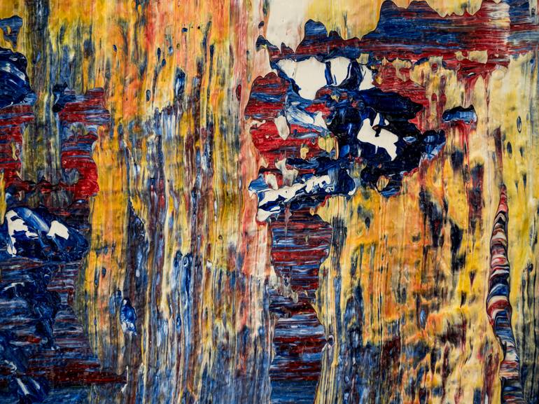 Original Abstract Expressionism Abstract Painting by Anando Arnold