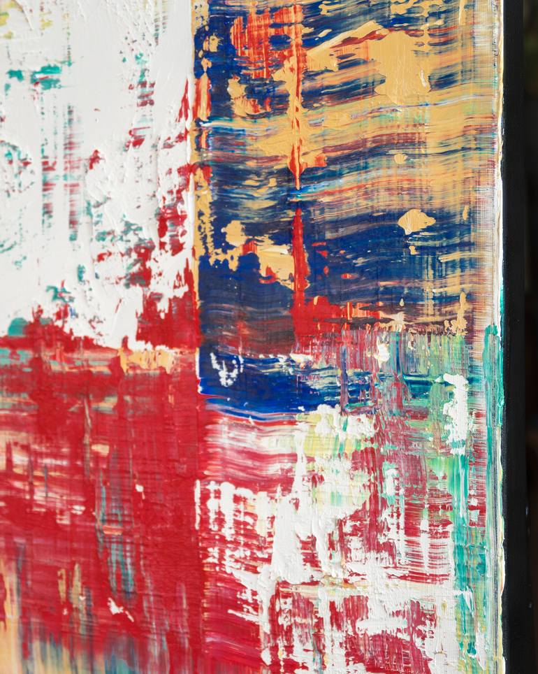 Original Abstract Expressionism Abstract Painting by Anando Arnold