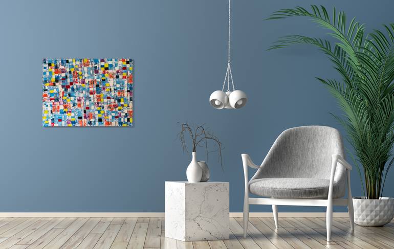 Original Abstract Expressionism Abstract Painting by Anando Arnold