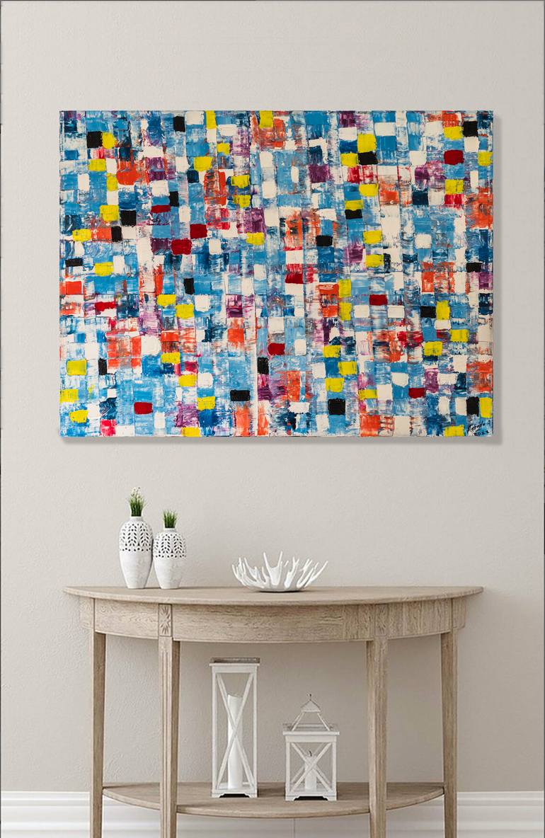 Original Abstract Expressionism Abstract Painting by Anando Arnold