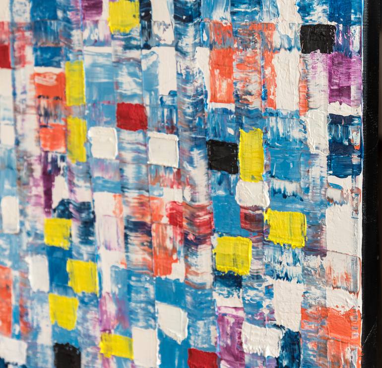 Original Abstract Expressionism Abstract Painting by Anando Arnold
