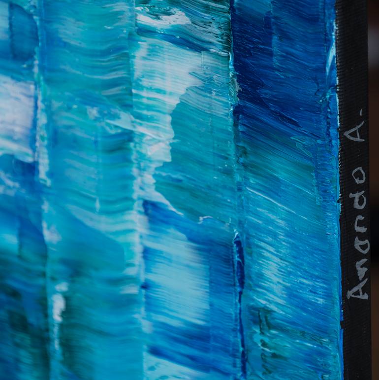 Original Abstract Expressionism Abstract Painting by Anando Arnold