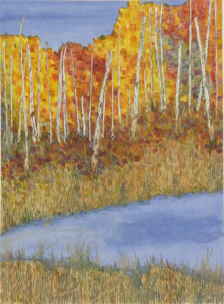 Original Impressionism Landscape Painting by James Kissel