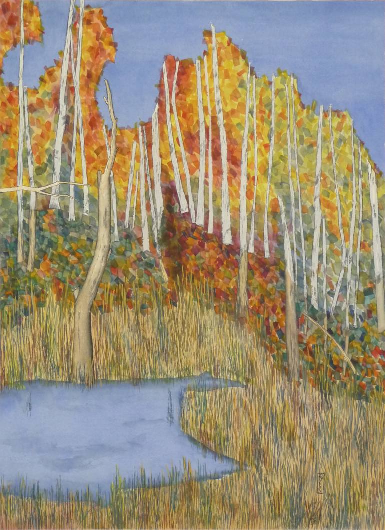 Original Impressionism Landscape Painting by James Kissel