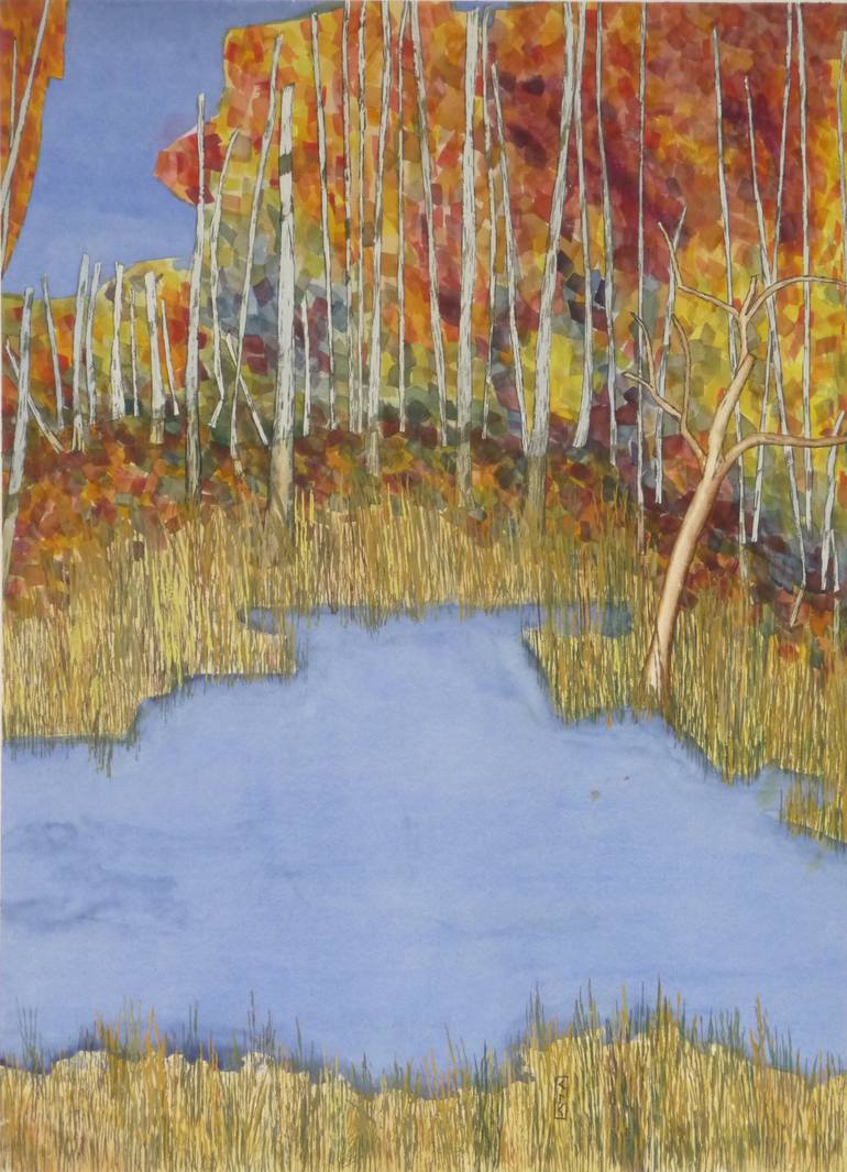 Original Impressionism Landscape Painting by James Kissel