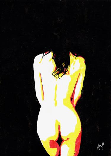 Print of Fine Art Nude Paintings by Jonathan Ash