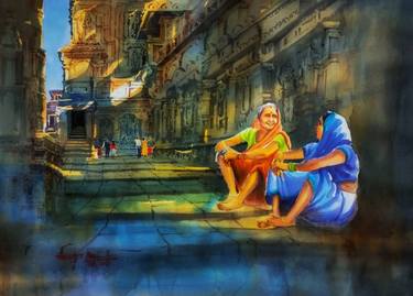 Original Fine Art Architecture Paintings by Subhajit Paul